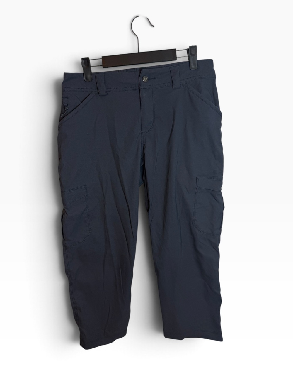 Duluth Trading Co. Navy Blue Dry On The Fly Capris